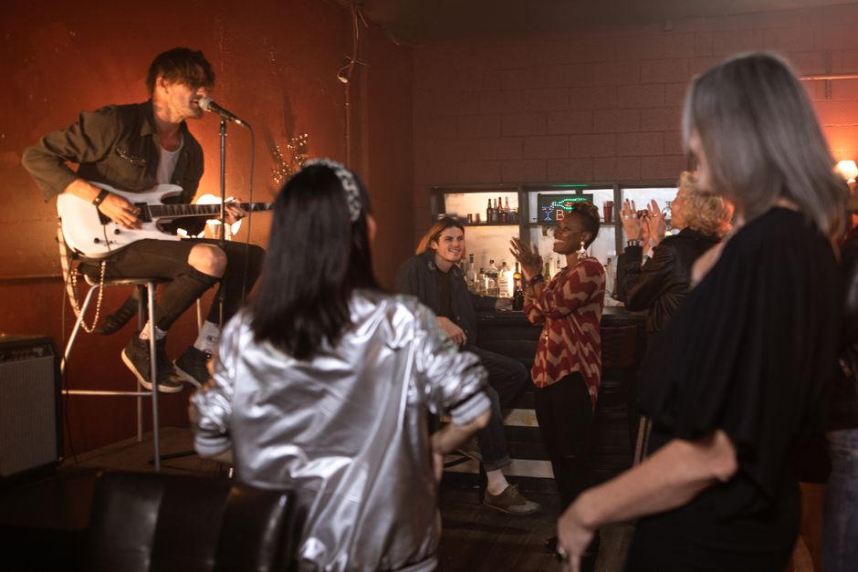 Live music at a venue